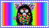 furby on rainbow background 4